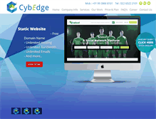 Tablet Screenshot of cybedge.com